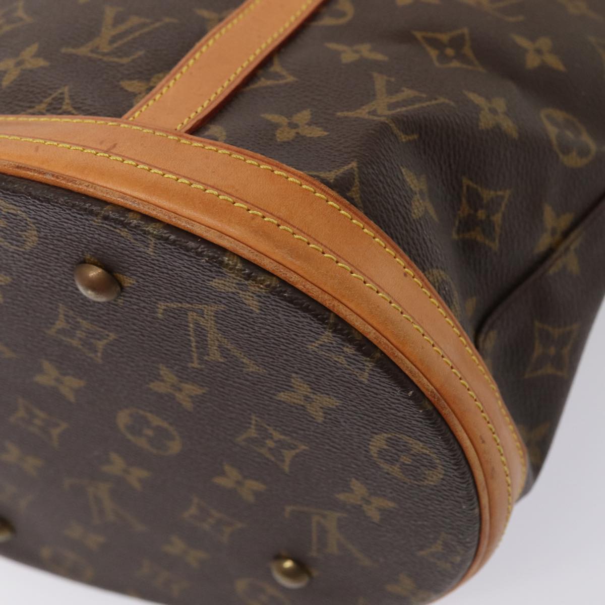 LOUIS VUITTON Monogram Bucket GM Shoulder Bag M42236 LV Auth th5179