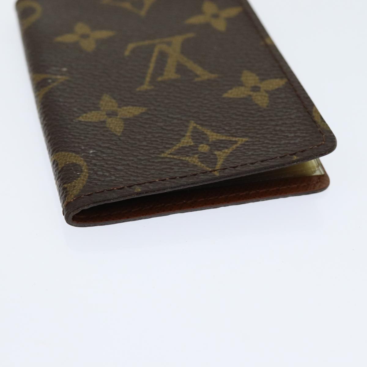 LOUIS VUITTON Monogram Porte Cartes Credit Pression Case M60937 LV Auth th5181