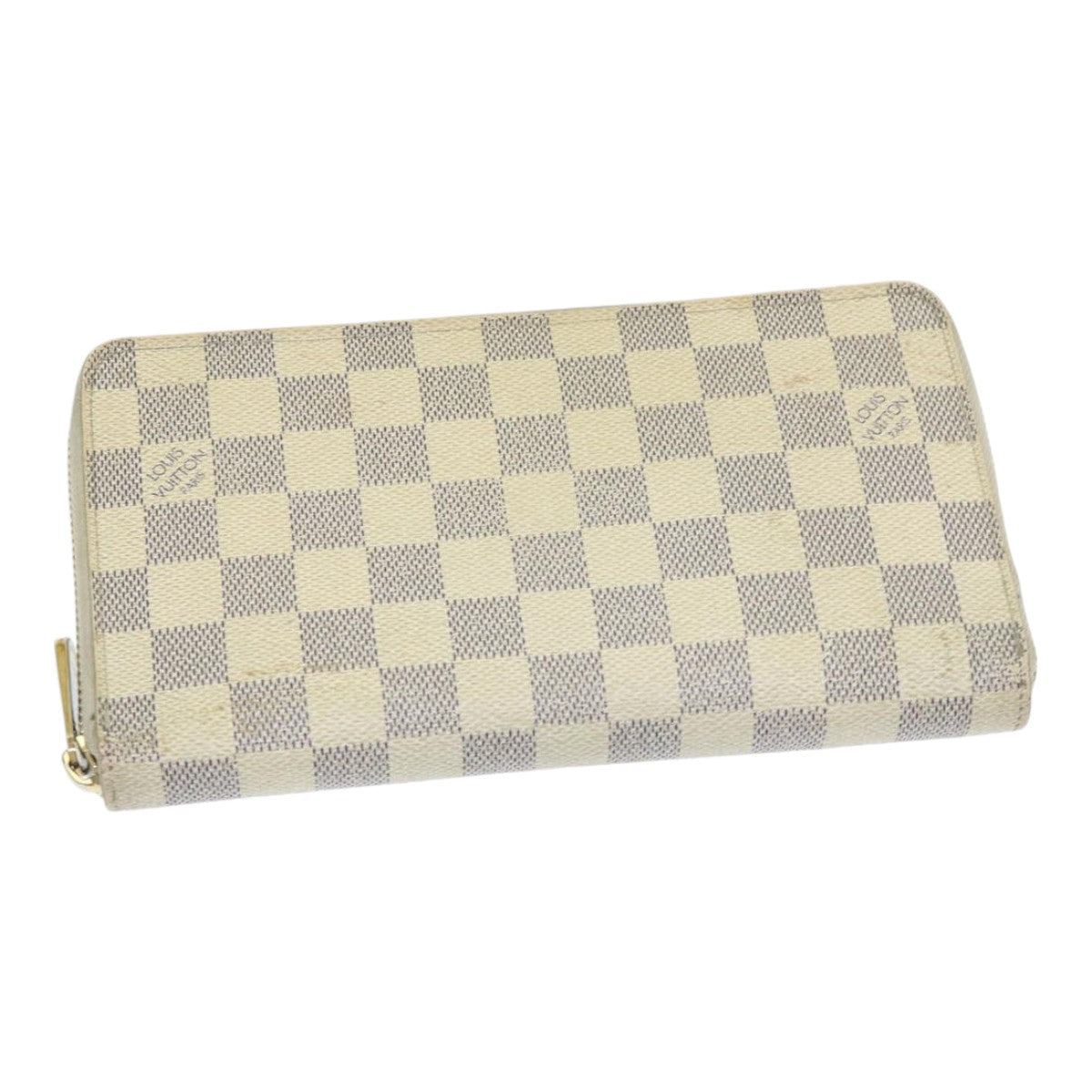 LOUIS VUITTON Damier Azur Zippy Organizer Long Wallet N60012 LV Auth th5182