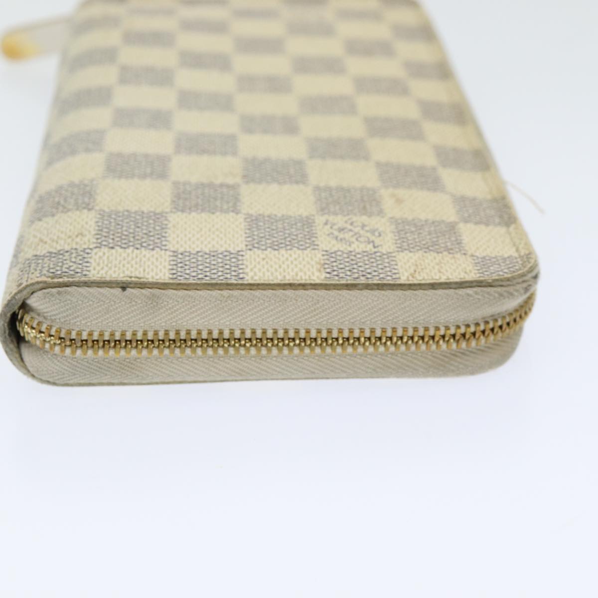 LOUIS VUITTON Damier Azur Zippy Organizer Long Wallet N60012 LV Auth th5182