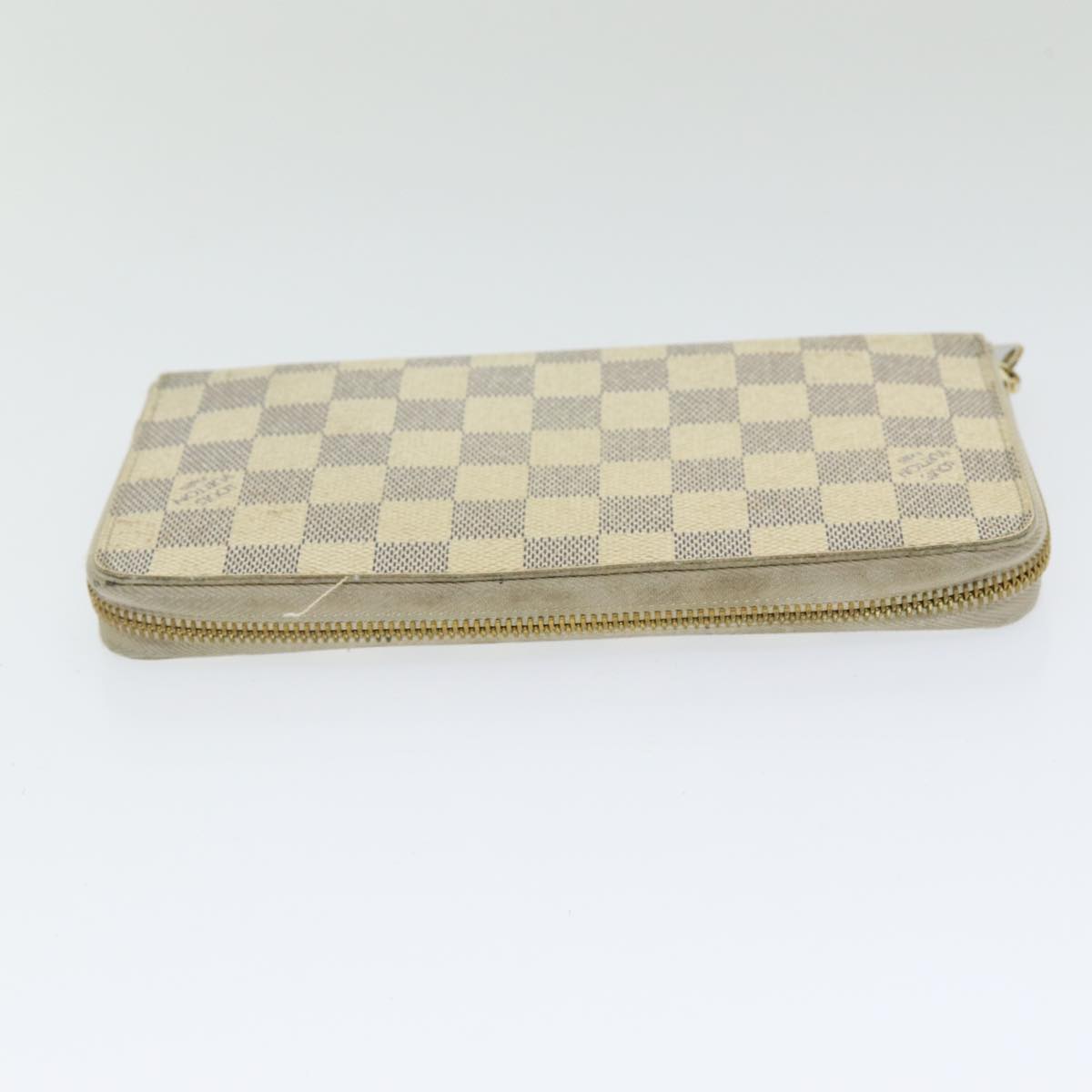 LOUIS VUITTON Damier Azur Zippy Organizer Long Wallet N60012 LV Auth th5182