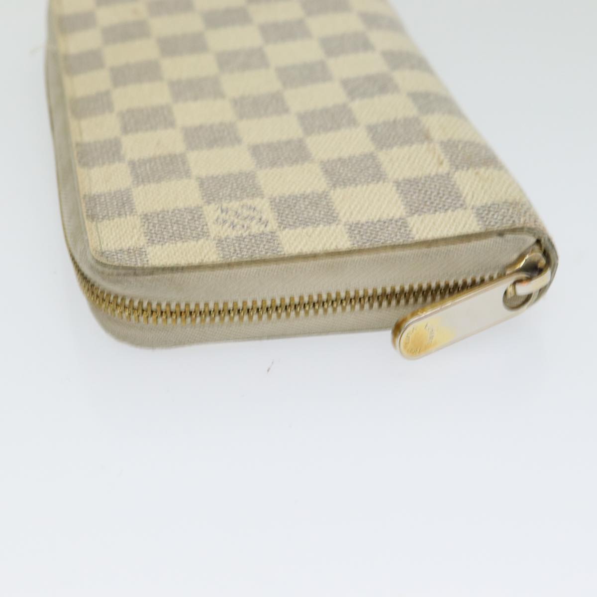 LOUIS VUITTON Damier Azur Zippy Organizer Long Wallet N60012 LV Auth th5182