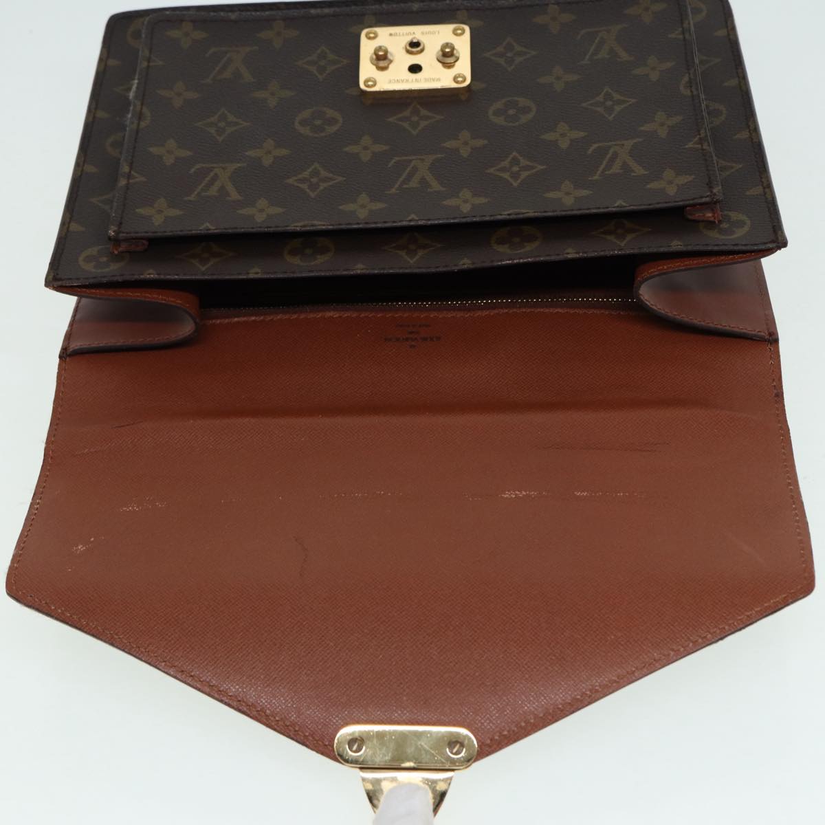 LOUIS VUITTON Monogram Monceau 28 Hand Bag 2way M51185 LV Auth th5187