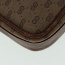 GUCCI Micro GG Supreme Shoulder Bag PVC Brown Beige 004 112 0158 Auth th5194-16