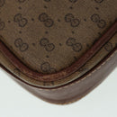 GUCCI Micro GG Supreme Shoulder Bag PVC Brown Beige 004 112 0158 Auth th5194-9