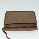 GUCCI Micro GG Supreme Shoulder Bag PVC Brown Beige 004 112 0158 Auth th5194-10