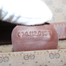 GUCCI Micro GG Supreme Shoulder Bag PVC Brown Beige 004 112 0158 Auth th5194-12