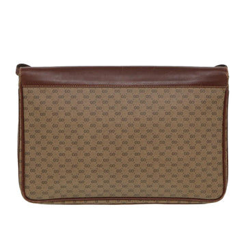 GUCCI Micro GG Supreme Shoulder Bag PVC Brown Beige 004 112 0158 Auth th5194 - 0