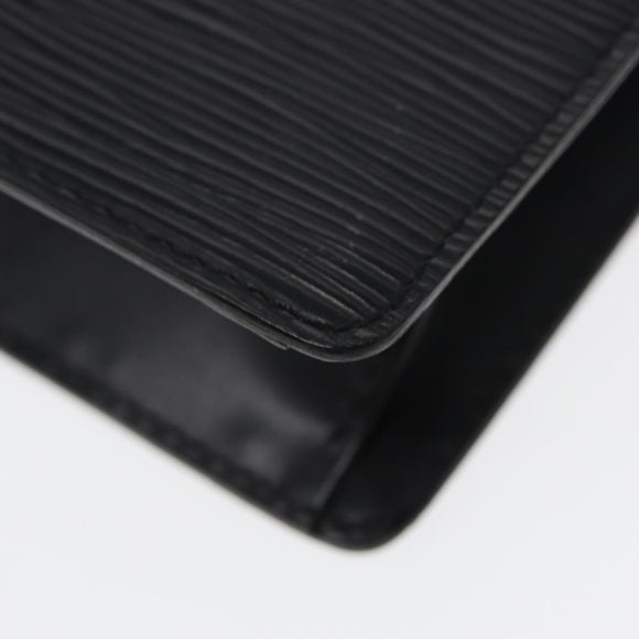 LOUIS VUITTON Epi Pochette Homme Clutch Bag Black Noir M52522 LV Auth th5197