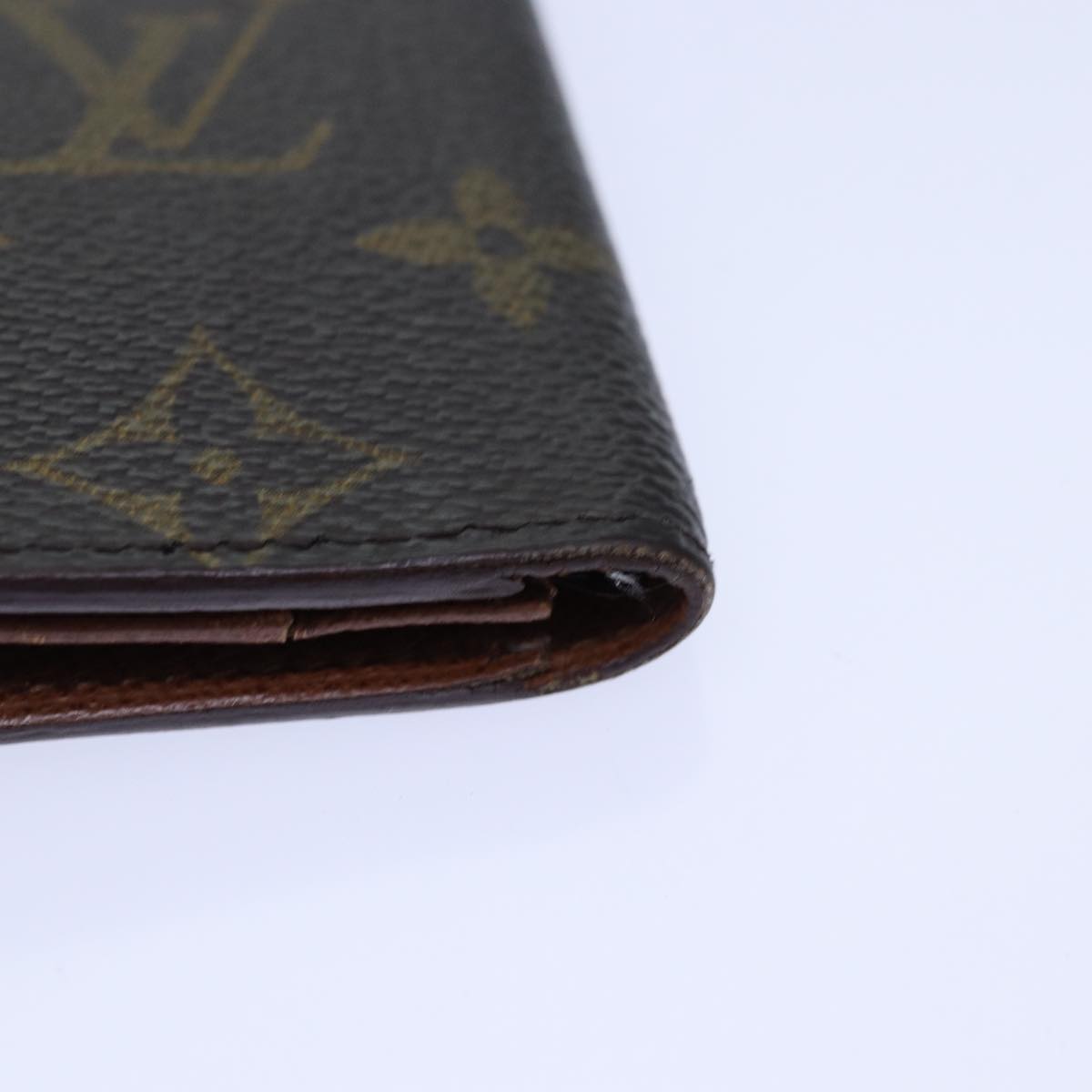 LOUIS VUITTON Monogram Porte Cartes Credit Billfold Wallet M60825 LV Auth th5198