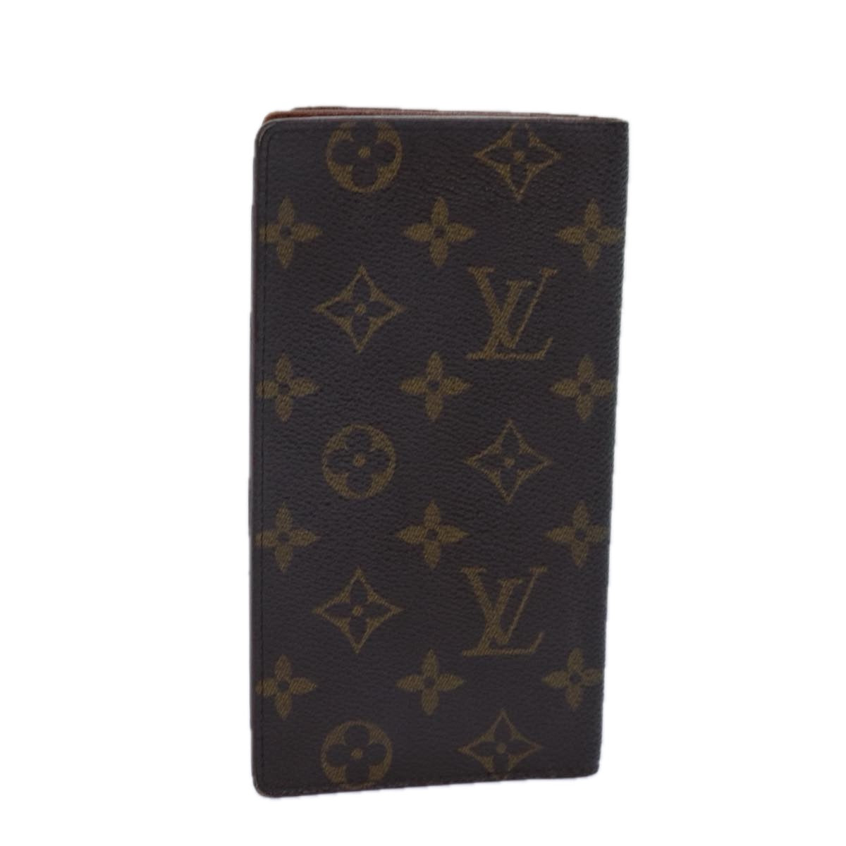 LOUIS VUITTON Monogram Porte Cartes Credit Billfold Wallet M60825 LV Auth th5198 - 0