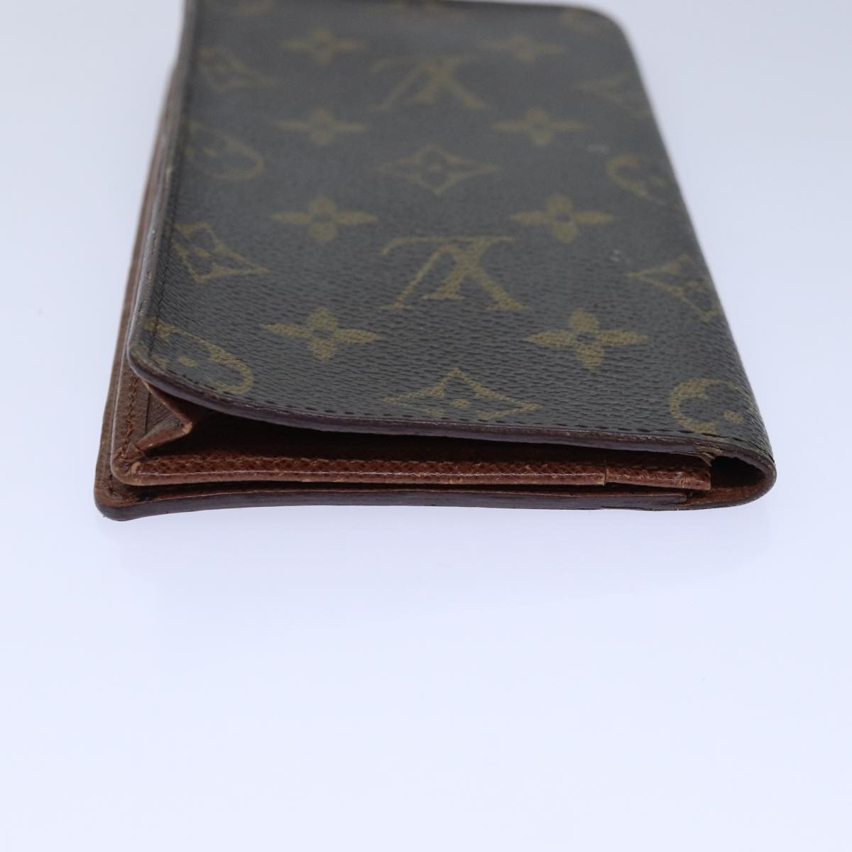 LOUIS VUITTON Monogram Porte Cartes Credit Billfold Wallet M60825 LV Auth th5198