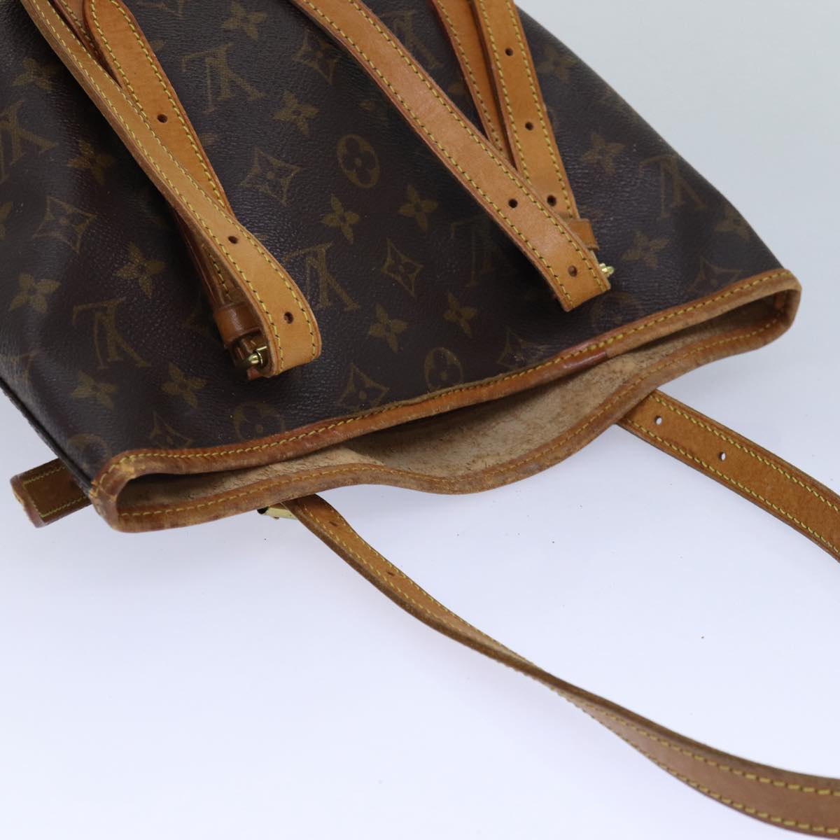 LOUIS VUITTON Monogram Bucket GM Shoulder Bag M42236 LV Auth th5202