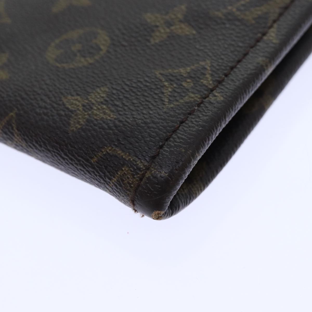 LOUIS VUITTON Monogram Posh Documents Clutch Bag M53456 LV Auth th5250