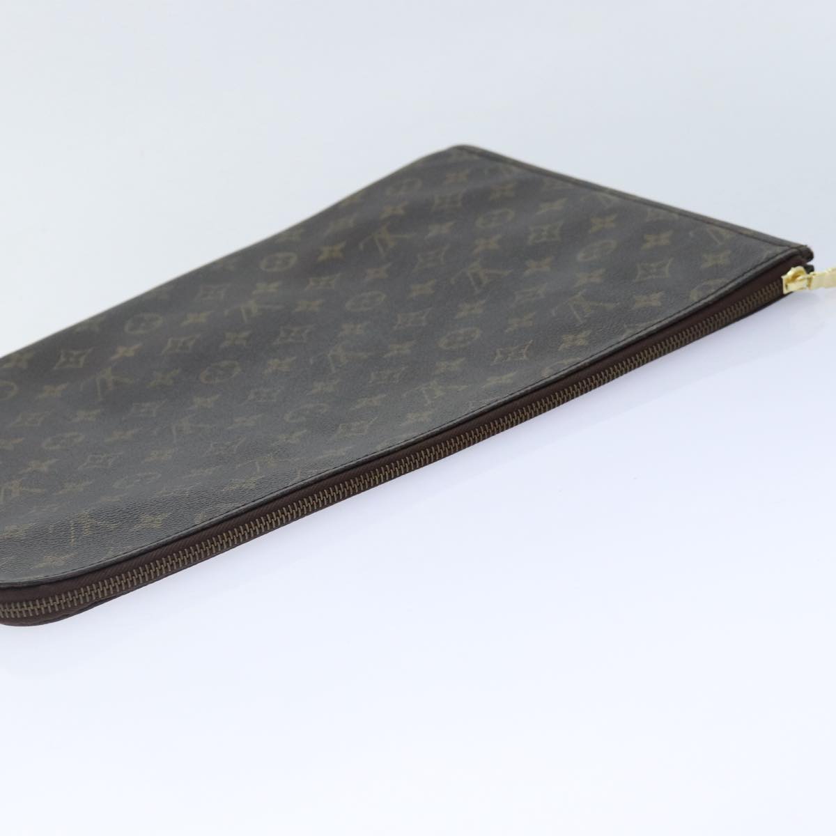 LOUIS VUITTON Monogram Posh Documents Clutch Bag M53456 LV Auth th5250