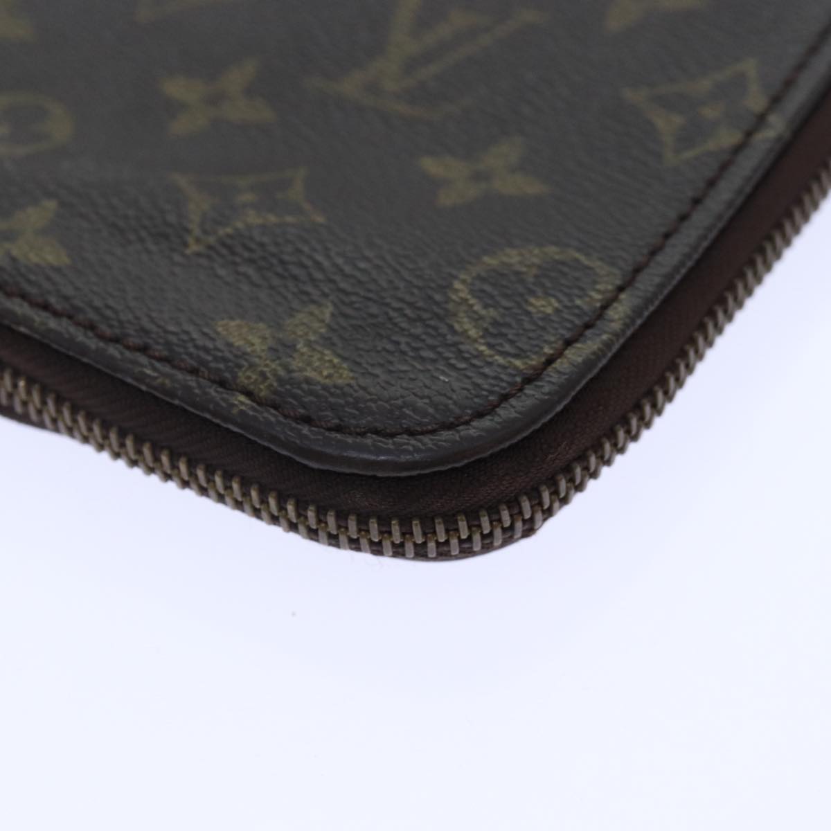 LOUIS VUITTON Monogram Posh Documents Clutch Bag M53456 LV Auth th5250