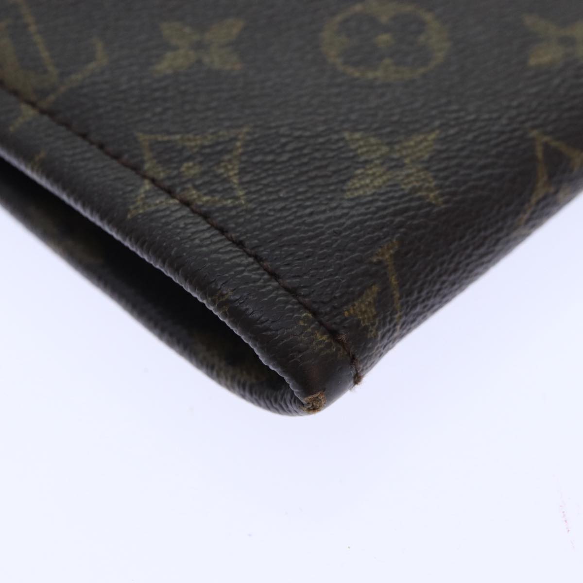 LOUIS VUITTON Monogram Posh Documents Clutch Bag M53456 LV Auth th5250