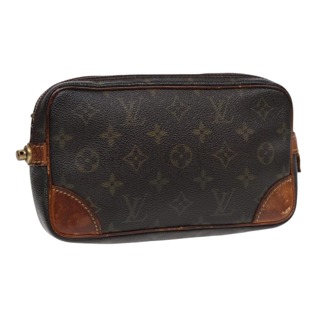 LOUIS VUITTON Monogram Marly Dragonne PM Clutch Bag M51827 LV Auth th5252