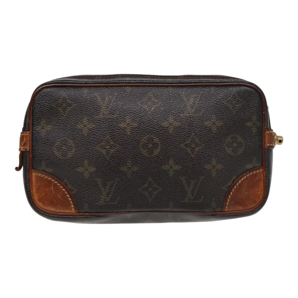 LOUIS VUITTON Monogram Marly Dragonne PM Clutch Bag M51827 LV Auth th5252