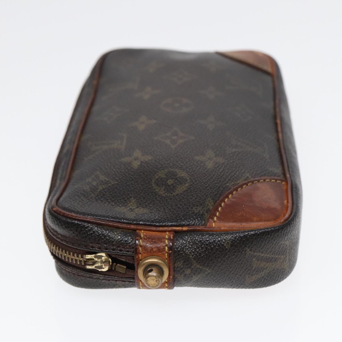 LOUIS VUITTON Monogram Marly Dragonne PM Clutch Bag M51827 LV Auth th5252 - 0