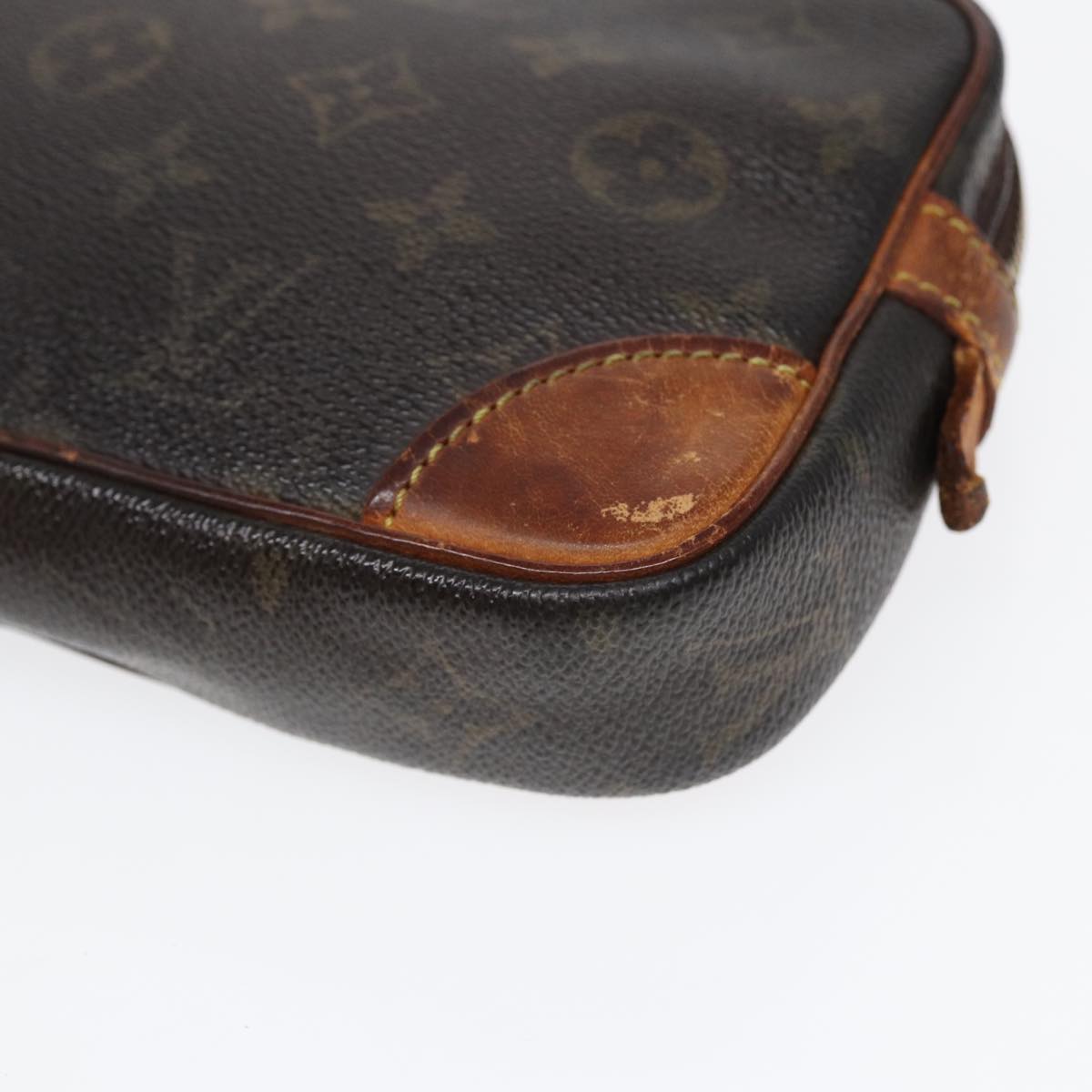 LOUIS VUITTON Monogram Marly Dragonne PM Clutch Bag M51827 LV Auth th5252