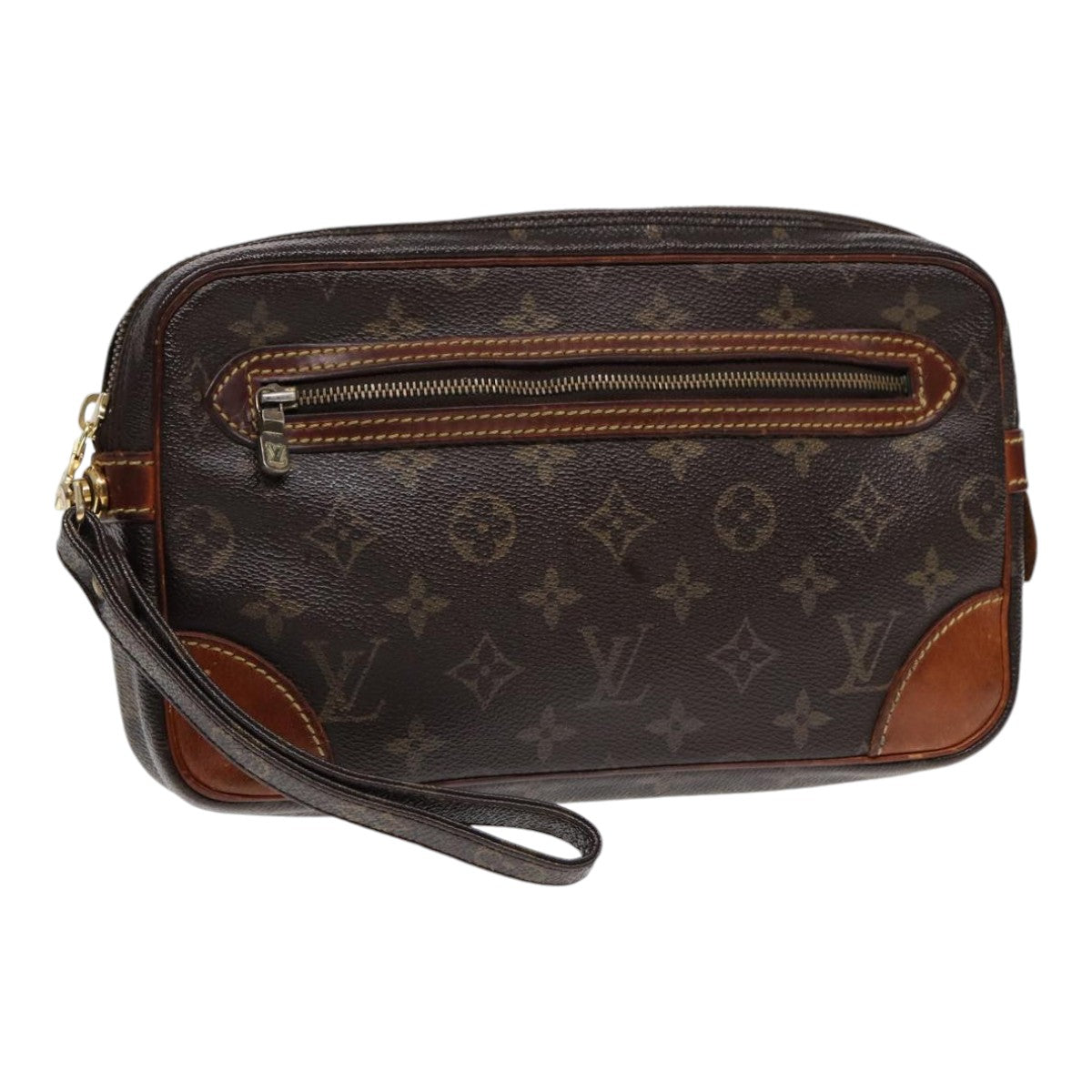 LOUIS VUITTON Monogram Marly Dragonne GM Clutch Bag M51825 LV Auth th5265