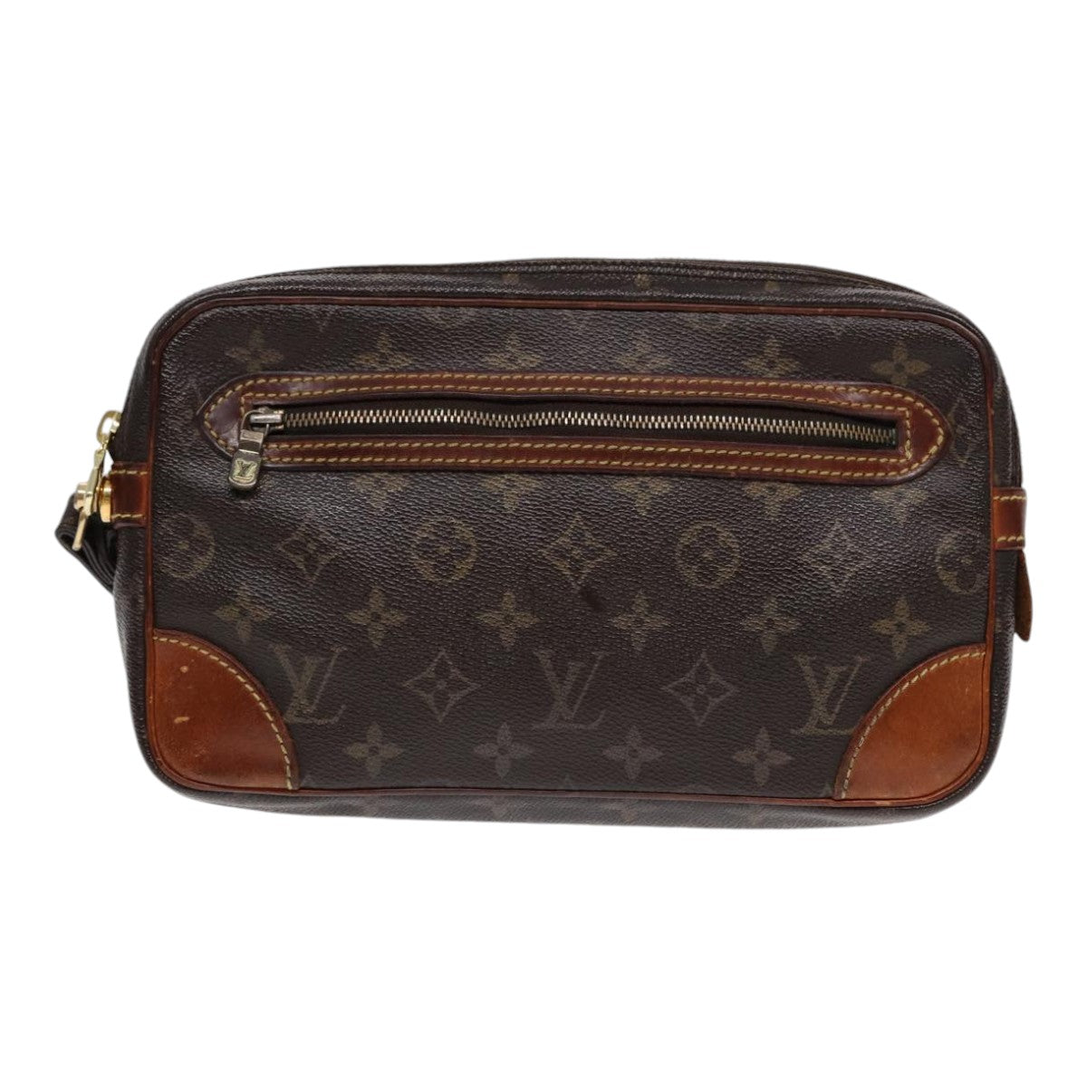 LOUIS VUITTON Monogram Marly Dragonne GM Clutch Bag M51825 LV Auth th5265