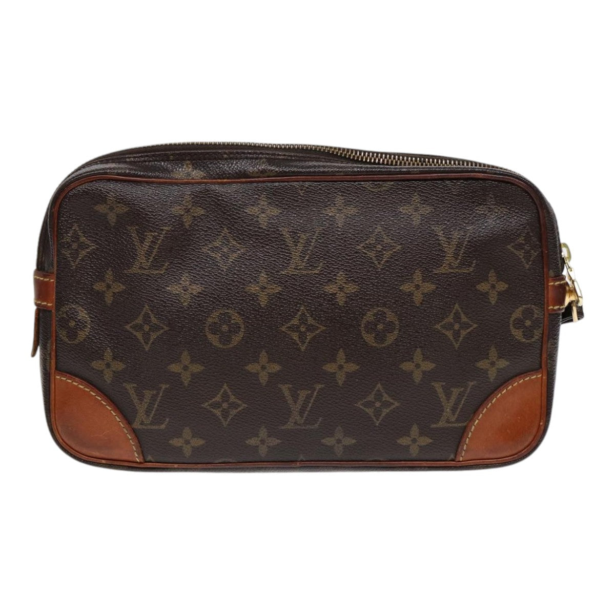 LOUIS VUITTON Monogram Marly Dragonne GM Clutch Bag M51825 LV Auth th5265 - 0