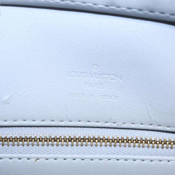 LOUIS VUITTON Monogram Vernis Houston Hand Bag Gris M91053 LV Auth th5274