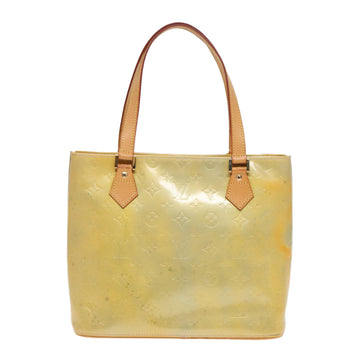 LOUIS VUITTON Monogram Vernis Houston Hand Bag Gris M91053 LV Auth th5274 - 0