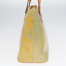 LOUIS VUITTON Monogram Vernis Houston Hand Bag Gris M91053 LV Auth th5274-3