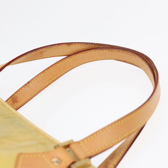 LOUIS VUITTON Monogram Vernis Houston Hand Bag Gris M91053 LV Auth th5274