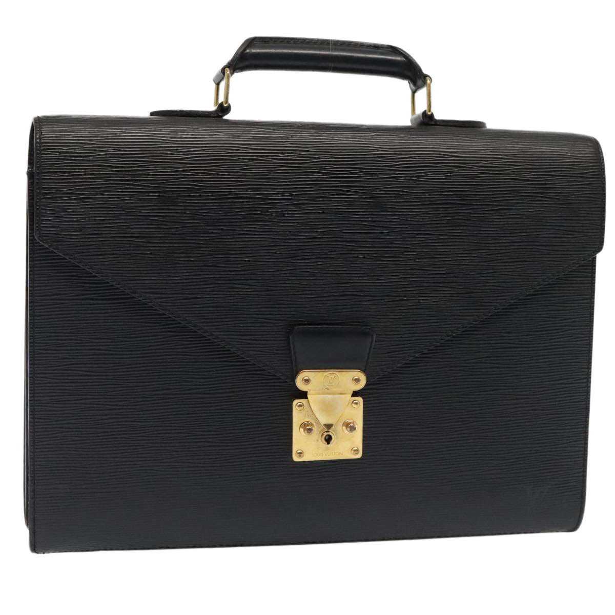 LOUIS VUITTON Epi Serviette Conseiller Briefcase Black M54422 LV Auth th5279