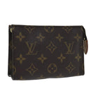 LOUIS VUITTON Monogram Poche Toilette 15 Pouch M47546 LV Auth th5308-1