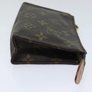 LOUIS VUITTON Monogram Poche Toilette 15 Pouch M47546 LV Auth th5308-3