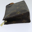 LOUIS VUITTON Monogram Poche Toilette 15 Pouch M47546 LV Auth th5308-4