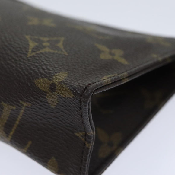 LOUIS VUITTON Monogram Poche Toilette 15 Pouch M47546 LV Auth th5308