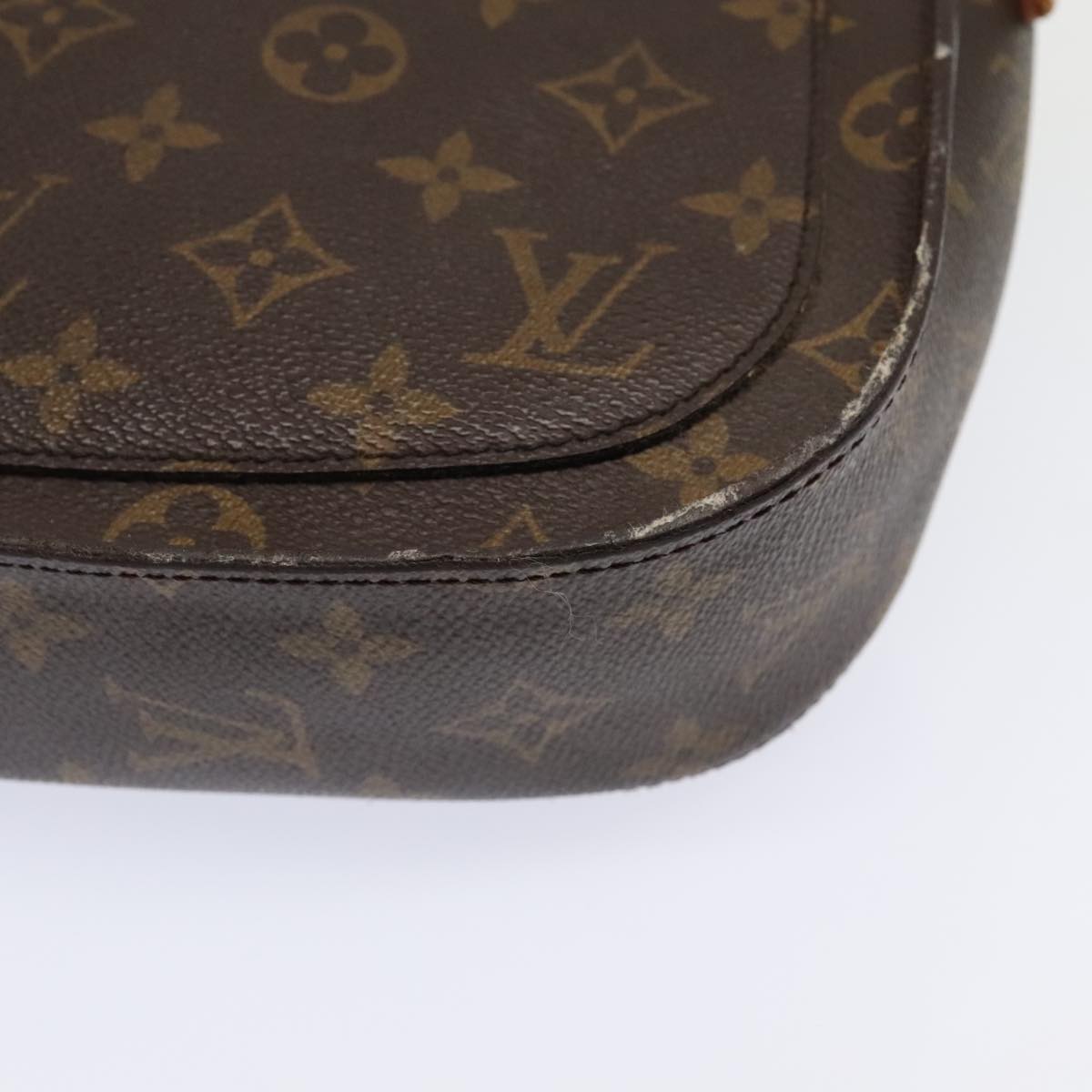 LOUIS VUITTON Monogram Saint Cloud GM Shoulder Bag M51242 LV Auth th5314