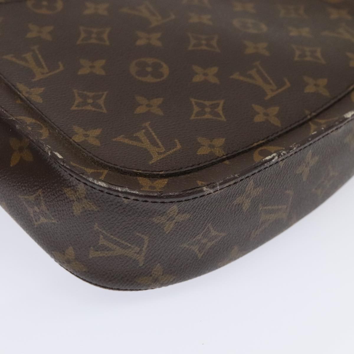 LOUIS VUITTON Monogram Saint Cloud GM Shoulder Bag M51242 LV Auth th5314