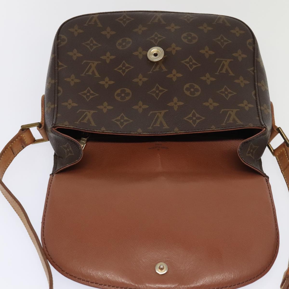 LOUIS VUITTON Monogram Saint Cloud GM Shoulder Bag M51242 LV Auth th5314