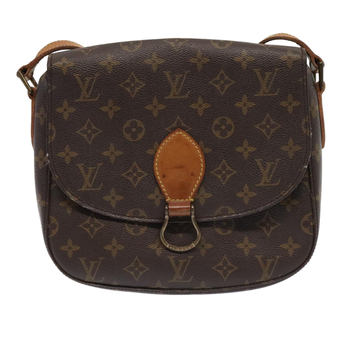 LOUIS VUITTON Monogram Saint Cloud GM Shoulder Bag M51242 LV Auth th5314