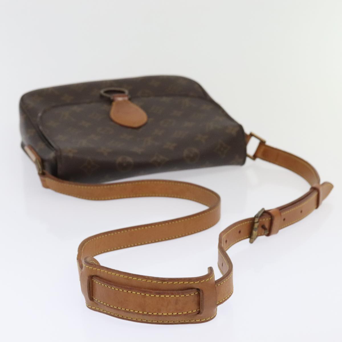 LOUIS VUITTON Monogram Saint Cloud GM Shoulder Bag M51242 LV Auth th5314