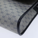 GUCCI Micro GG Supreme Shoulder Bag Navy Gold 001 115 2681 Auth th5318-14