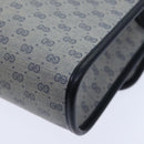 GUCCI Micro GG Supreme Shoulder Bag Navy Gold 001 115 2681 Auth th5318-16