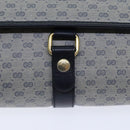 GUCCI Micro GG Supreme Shoulder Bag Navy Gold 001 115 2681 Auth th5318-19