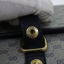 GUCCI Micro GG Supreme Shoulder Bag Navy Gold 001 115 2681 Auth th5318-9