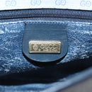 GUCCI Micro GG Supreme Shoulder Bag Navy Gold 001 115 2681 Auth th5318-21