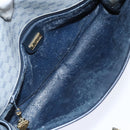 GUCCI Micro GG Supreme Shoulder Bag Navy Gold 001 115 2681 Auth th5318-10