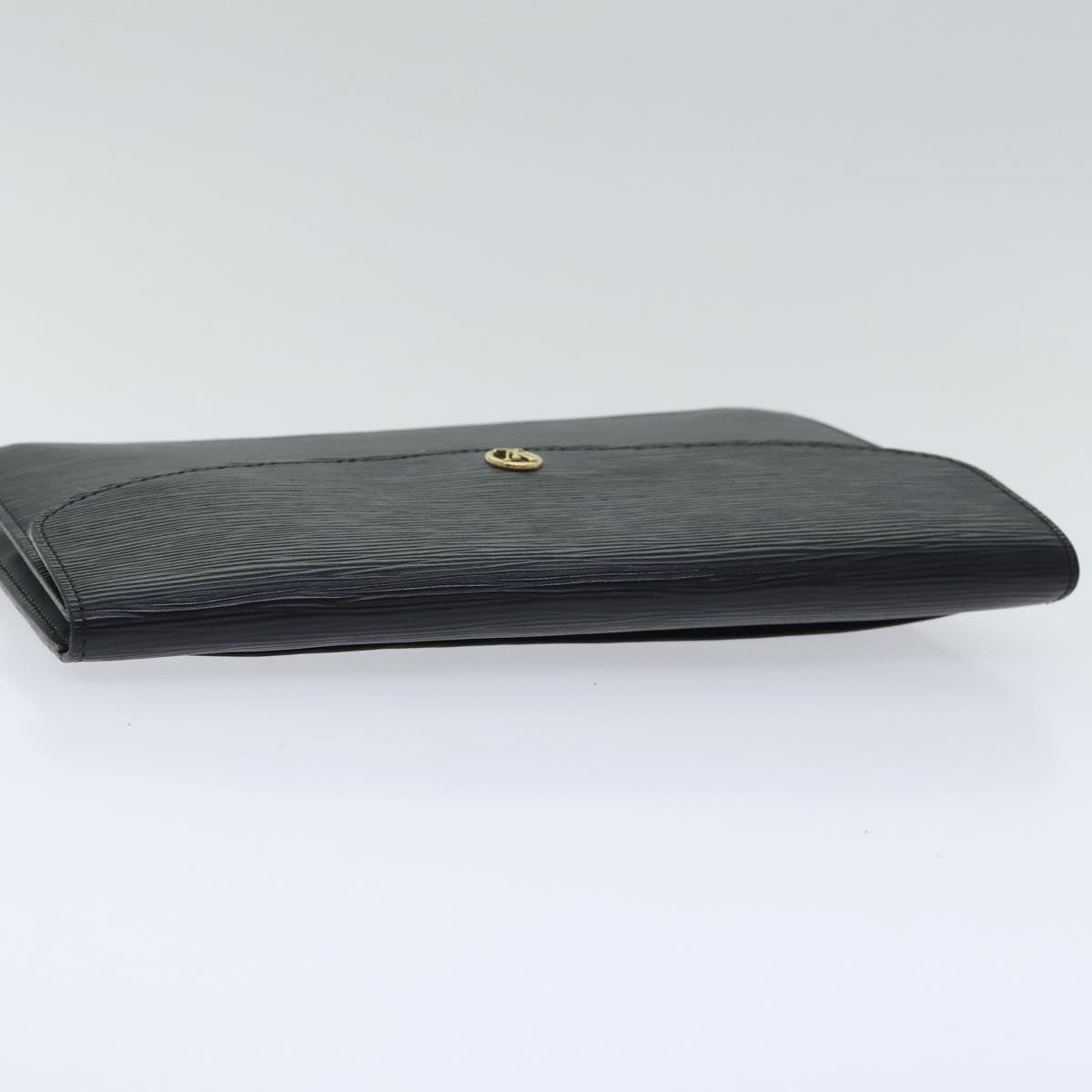 LOUIS VUITTON Epi Montaigne 27 Clutch Bag Black M52652 LV Auth th5324