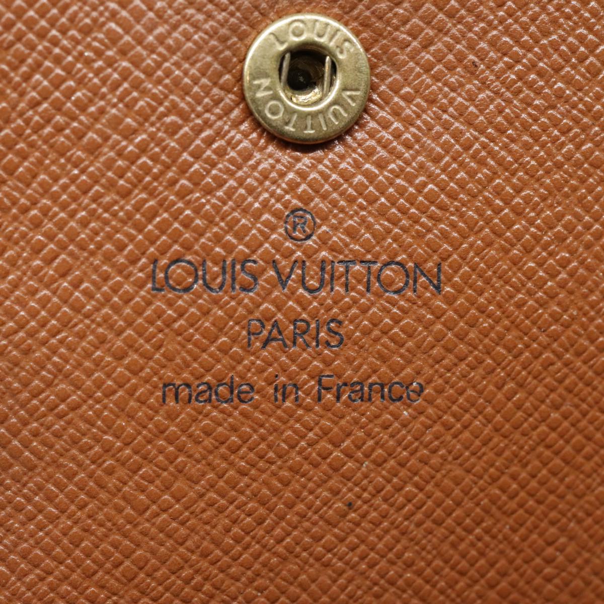 LOUIS VUITTON Monogram Porte Monnaie Guze Coin Purse M61970 LV Auth th5325